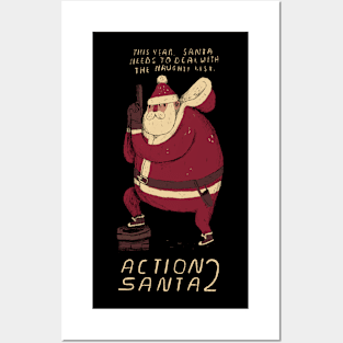 action santa 2 Posters and Art